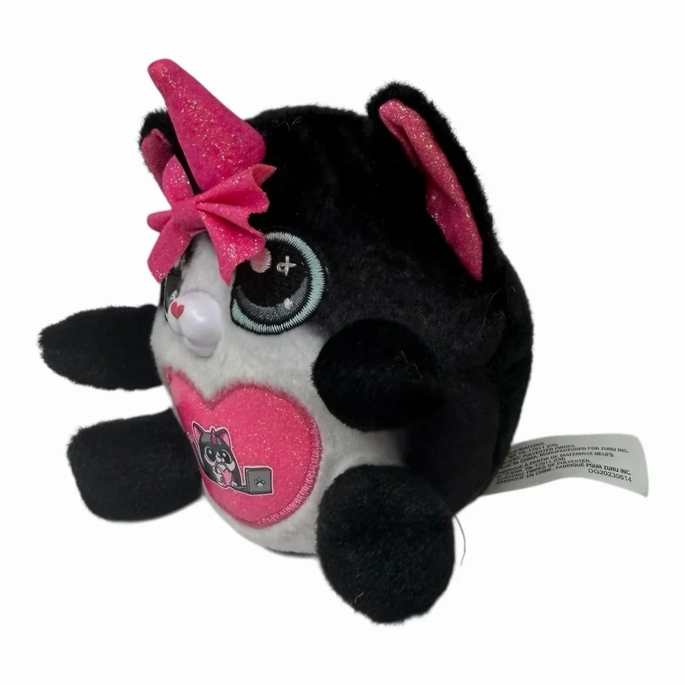 Rainbocorns Kittycorn Bow Surprise Series 2 Zuru Plush Pink Black Cat Kitty RARE